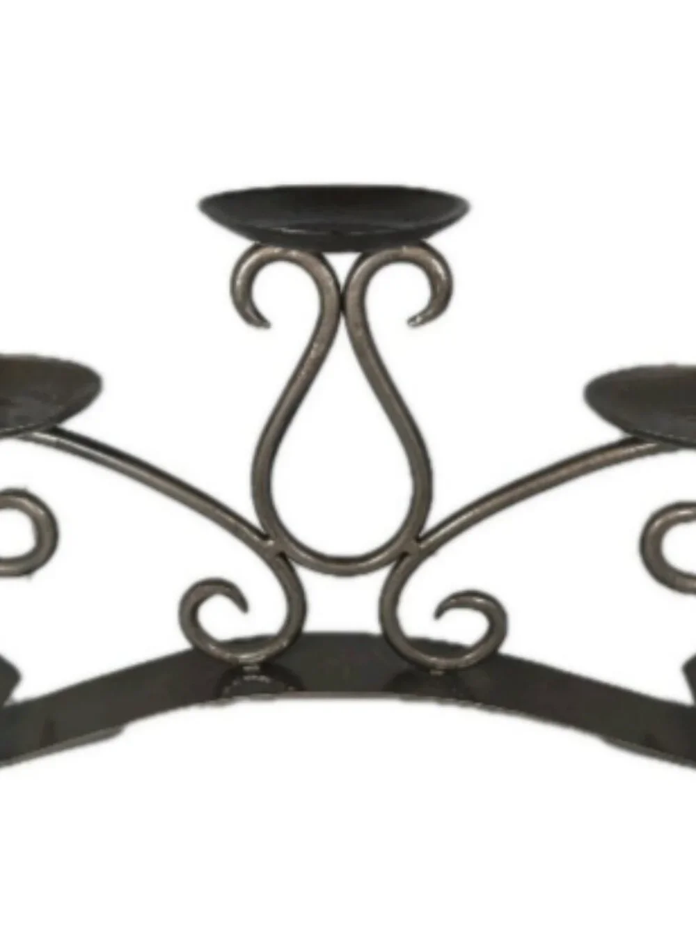 Candle Holder 3 Pillar Bronze Finish LGD Inc Decor Candelabra Metal Centerpiece